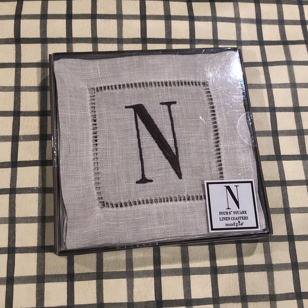 New Mud Pie Linen Cocktail Napkins